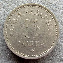 Estonia 5 marks 1922