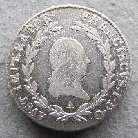 Austria Hungary 20 kreuzer 1808 A