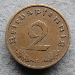 Германия 2 Rpf 1938 A