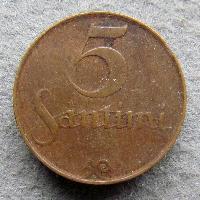 Latvia 5 santim 1922