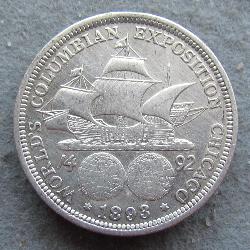 США 1/2 доллара 1893