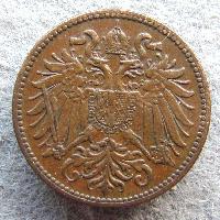 Rakousko-Uhersko 2 heller 1901