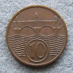 Чехословакия 10 геллеров 1938