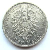 Württemberg 5 М 1876 F
