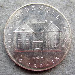 Norwegen 10 Kronen 1964