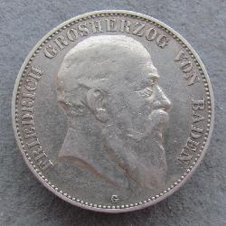 Баден 5 марок 1903 G