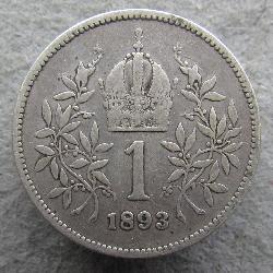 Austria Hungary 1 Korona 1893