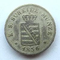 Sasko 2 nové groše 1856