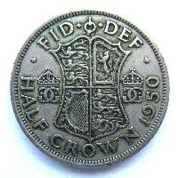 Großbritannien 1/2 Krone 1950