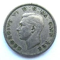 Großbritannien 1/2 Krone 1950