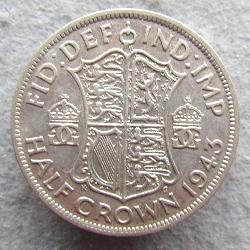 Velká Británie 1/2 koruny 1943