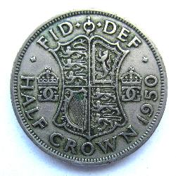 Großbritannien 1/2 Krone 1950