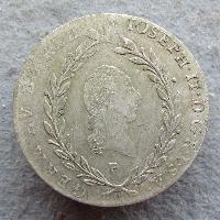 Austria Hungary 20 kreuzer 1790 F