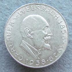 Austria 25 shillings 1958