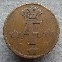 Sweden 1 ore 1761 SM