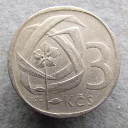Tschechoslowakei 3 CZK 1968