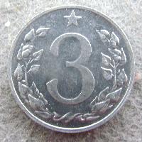 Československo 3 haléřů 1954