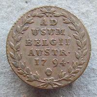 Coin for Austrian Belgium