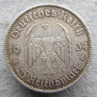 Germany 5 RM 1934 A