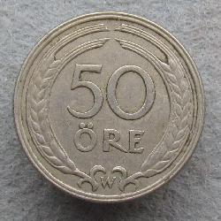 Švédsko 50 ore 1920
