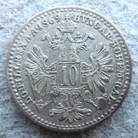 Austria Hungary 10 kreuzer 1869