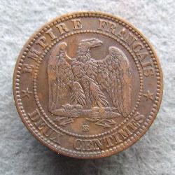 France 2 centimes 1862 BB