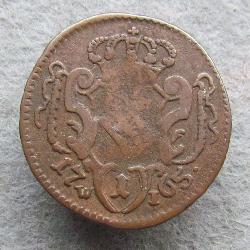 Австро-Венгрия 1/4 крейцара 1765 WI