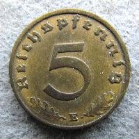 Germany 5 Rpf 1937 E