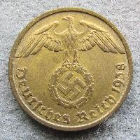 Německo 10 Rpf 1938 D