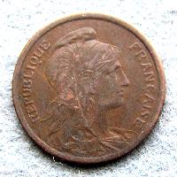 Frankreich 2 Centimes 1911