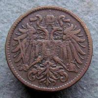 Austria Hungary 2 heller 1903