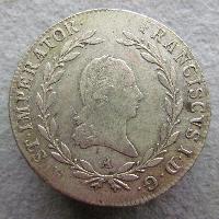 Austria Hungary 20 kreuzer 1809 A