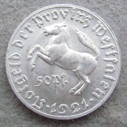 Westphalia Notgeld 50 pfennig 1921
