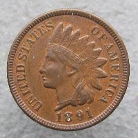 Vereinigte Staaten 1 cent 1891