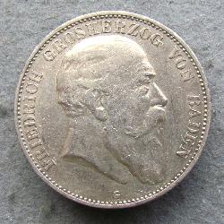 Баден 5 марок 1904 G