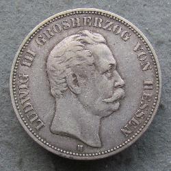 Гессен 5 марок 1876 H