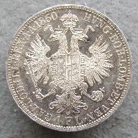 Austria Hungary 1 FL 1860 A