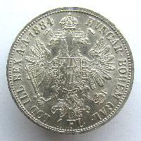 Austria Hungary 1 FL 1884