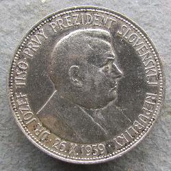 Slovensko 20 Ks 1939 Tiso