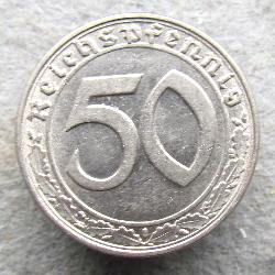 Deutschland 50 Rpf 1938 D