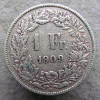 Switzerland 1 Fr 1909 B