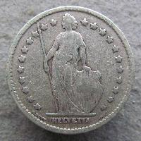 Switzerland 1 Fr 1906 B