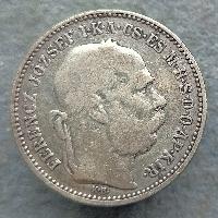 Austria Hungary 1 Korona 1893 KB