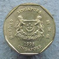 Singapur 1 dolar 1995