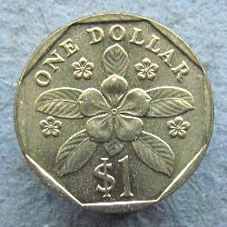 Singapur 1 dollar 1995
