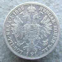Österreich-Ungarn 1 FL 1886