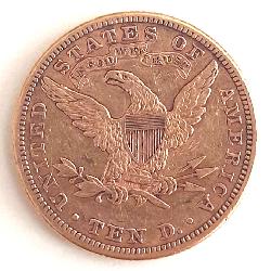 Spojené státy 10 $ 1885