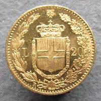 Itálie 20 lir 1882