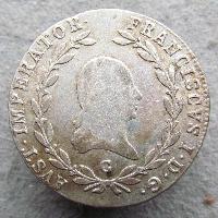 Austria Hungary 20 kreuzer 1809 C