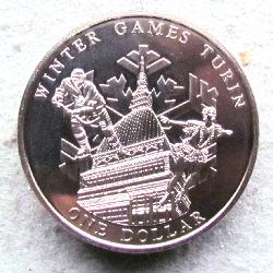 Cook Islands 1 dollar 2005